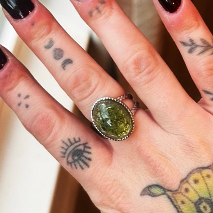 Ring - Resin with Natural Specimen